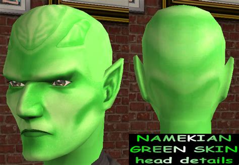 Mod The Sims Namekian Skin This Time Green