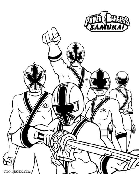 Las Mejores 156 Dibujos Para Colorear Power Ranger Samurai