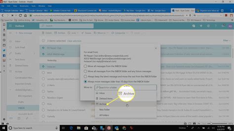 How To Archive Emails In Outlook