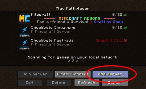 How To Join A Minecraft Server Pc Java Edition Knowledgebase Shockbyte