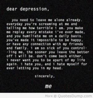 When individuals don't know exactly what depression is, they can be judgmental. Inspirational Quotes For Depressed Teens. QuotesGram