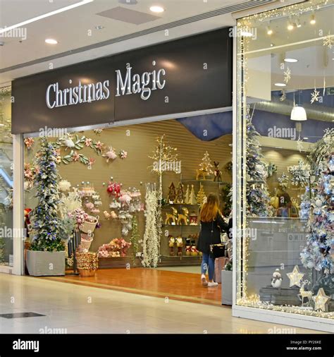 Christmas Magic Store Decorations Lights And Trees In Uk Pop Up Shop