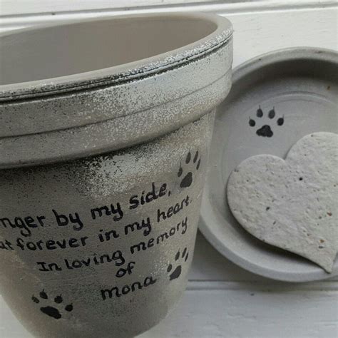 Order father's day gifts with zip shipping shop now >. Pet Loss Gift - Pet Memorial Gifts - Painted Flower Pots ...