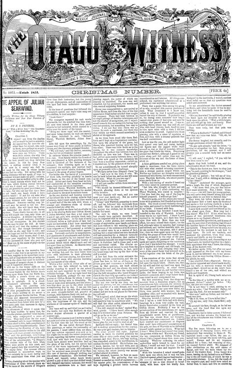 papers past newspapers otago witness 26 december 1889 page 1