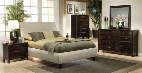 Coaster Phoenix Upholstered Bedroom Set 300369 Bed Set At