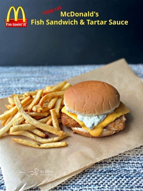 Savour our crispy fish burger served with sliced cheese and tartar sauce in a freshly steamed bun. Copy Cat McDonald's Tartar Sauce & Fish Sandwich | Recipe ...