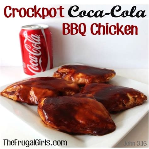 Crockpot Barbecue Coca Cola Chicken Recipe Edible Crafts