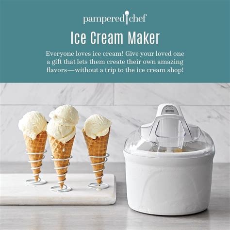 Ice Cream Maker Pampered Chef Ice Cream Maker Recipe Pampered Chef