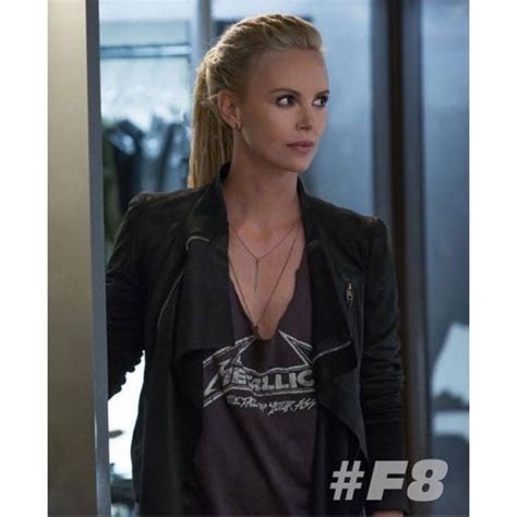 Charlize Theron Fast And Furious Leather Jacket Jacket Hub