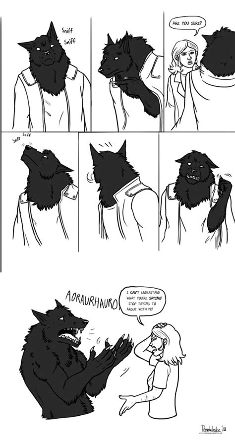 On Deviantart Werewolf Art Furry