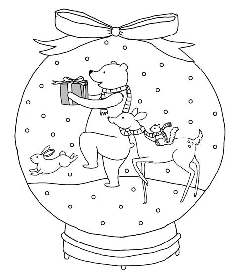 Since we love kids and babies so much we will provide you with free and printable coloring pages! Snowglobe Coloring Pages - Best Coloring Pages For Kids