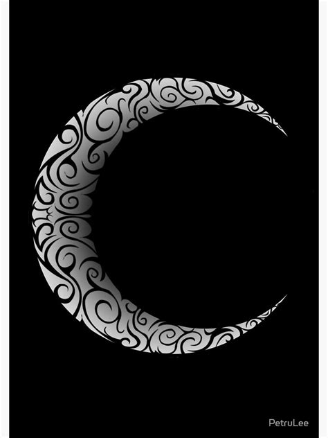 Gothic Moon Spiral Notebook For Sale By Petrulee Redbubble