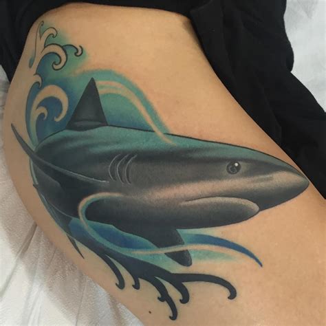 18 Shark Tattoos That Represents Strength And Primal Power Tattooswin