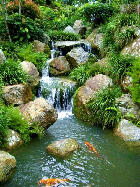 65 Lovely Backyard Waterfall And Pond Landscaping Ideas