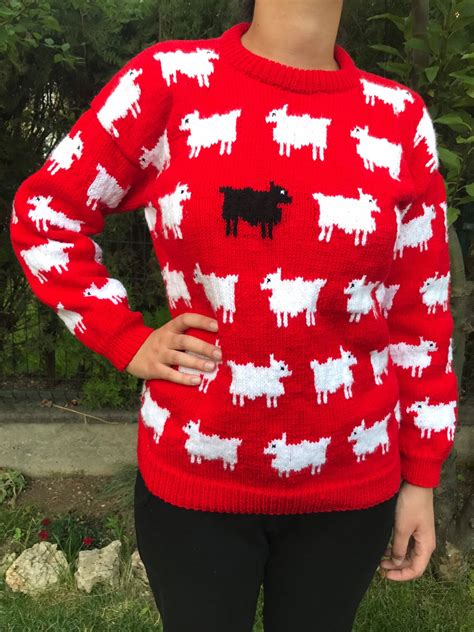 Princess Diana Sweater Black Sheep Iconic Sweater Etsy