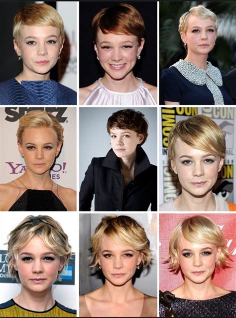 Carey Mulligan Growing Out Pixie Cut Stages Growing Out Short Hair