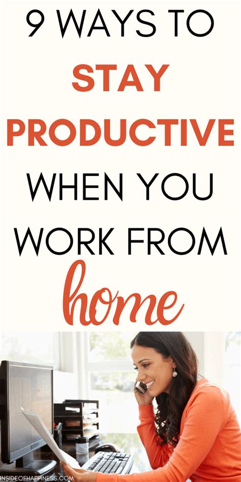 9 Ways To Stay Productive While Working From Home Experts Tips