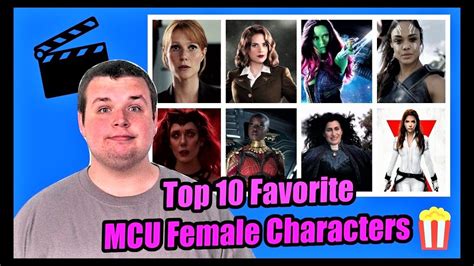 Top 10 Favorite Female Mcu Characters Youtube
