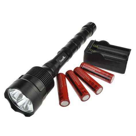 Super Bright 3800 Lumens 3 X Cree Xm L T6 Led Flashlight 18650 Torch