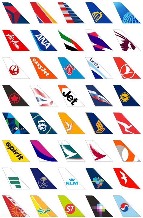 819 Airline Logos Matched With Iata And Icao Codes Airline Logo