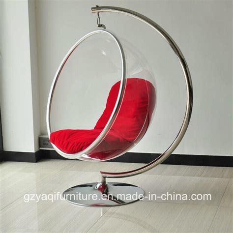 China Clean Acrylic Bubble Chair Design Acrylic Hanging Egg Chair