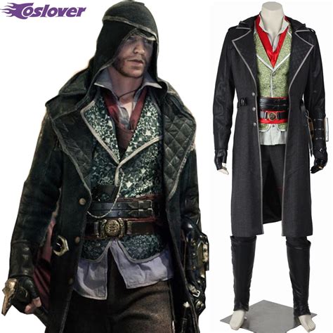 Assassin Creed Syndicate Jacob Frye Cosplay Costume Movie Game Clothing