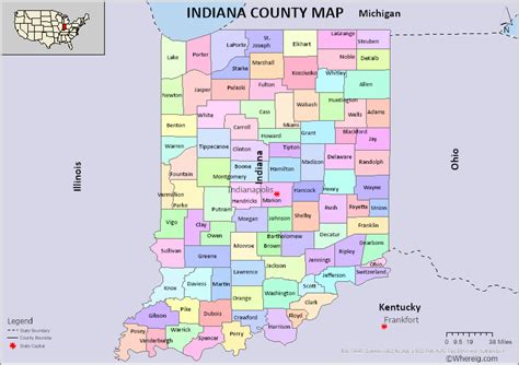 List Of Counties In Indiana Facts For Kids