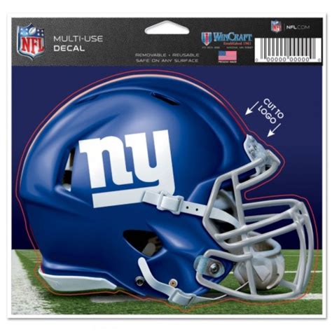 New York Giants Helmet 45x575 Die Cut Ultra Decal At Sticker Shoppe