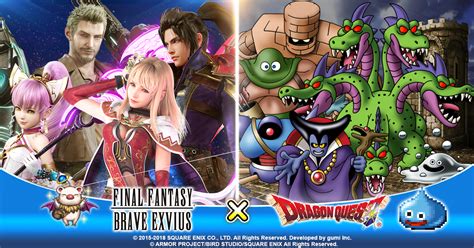 Final Fantasy Brave Exvius Celebrates Upcoming Dragon Quest Xi