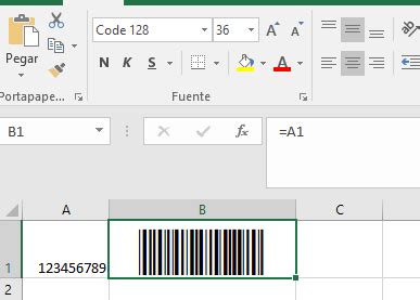 Como crear códigos de barras en Excel ExcelFacil