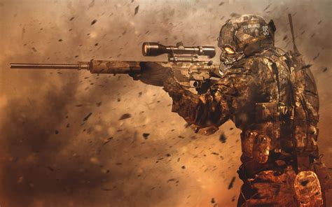 Awesome Sniper Gamer Wallpapers On Wallpaperdog