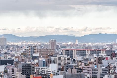 Premium Photo Aerial View Of Osaka City Kansai Japan