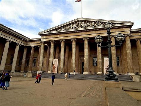 Free Picture Front Entrance British Museum London England