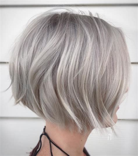 Best Gray Bob Hairstyles With Delicate Layers