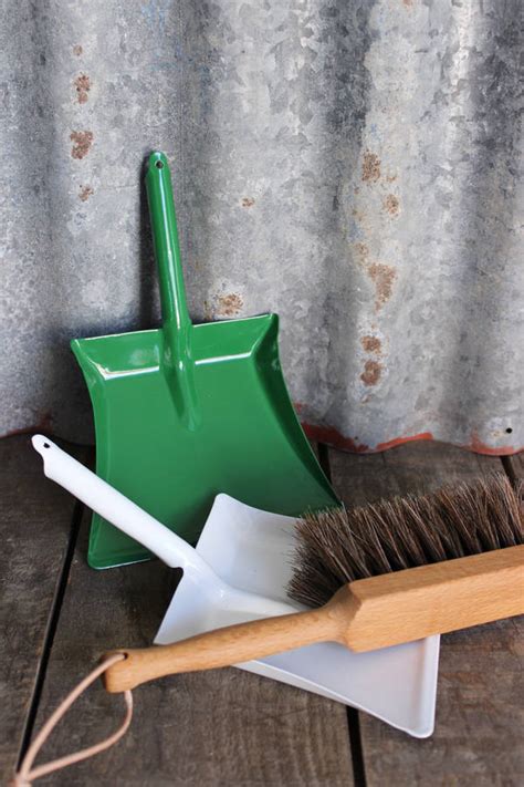 The dustpan boasts a large capacity allowing you to clear more in one go and the soft tip makes it easier to scoop up dust into the pan. horsehair brush and pan set by house by betty ...