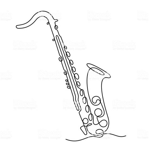 Dessin De Saxophone Saxophone Coloriages Musique