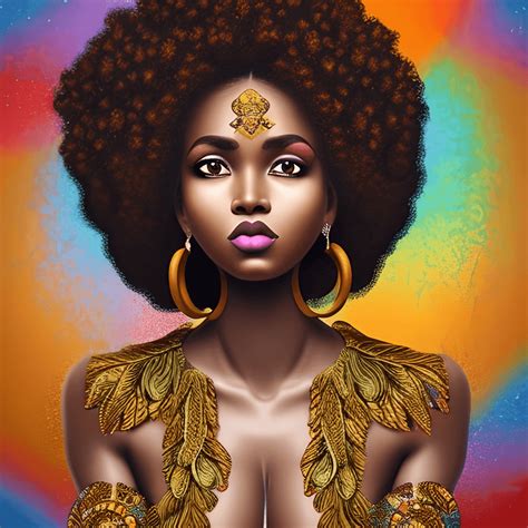 Beautiful Brown Skinned Woman Graphic · Creative Fabrica