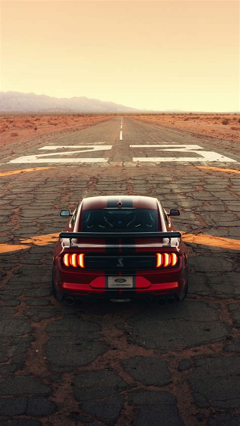 1080p Free Download Ford Mustang 23 American Back Car Rear Road
