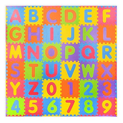 Perfect product for designing or some foam stinks. Assemblemat® - 36 piece Soft Numbers and Alphabet Play ...