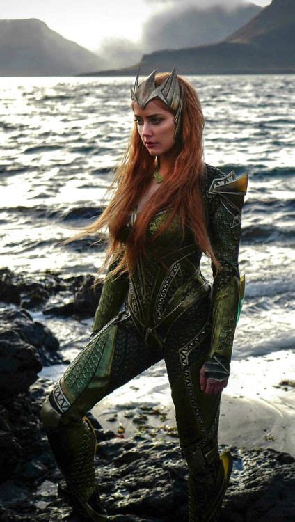 Amber Heard As Mera In Justice League Amber Heard Aquaman Mera