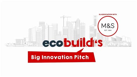 Ecobuild S Big Innovation Pitch With M S Youtube