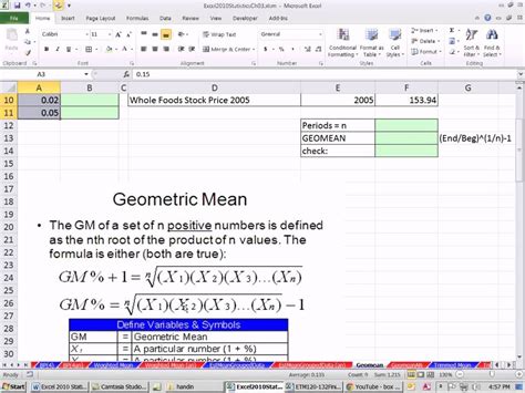 How To Calculate Weighted Geometric Mean In Excel Haiper