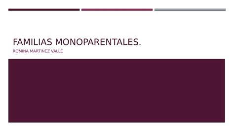 Calam O Familias Monoparentales