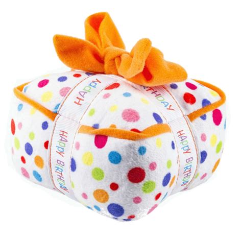 Brilliant card for her on her birthday. Happy Birthday Gift Box Dog Toy by Haute Digg... | BaxterBoo