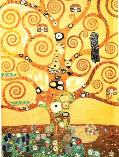 Gustav Klimt Tree Of Life Central Section C 1905 1909