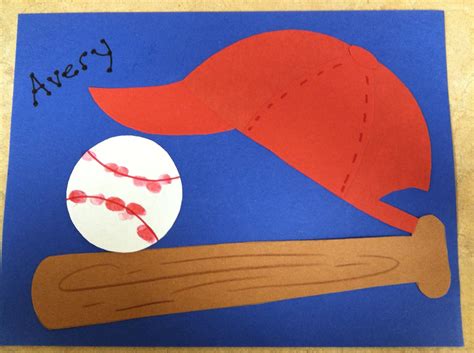 Pin By Elizabeth Mcgraw On Classroomclasswork Ideas Baseball Crafts