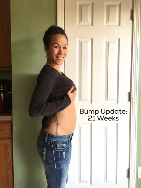 PREGNANCY 21 Weeks Bump Update Diary Of A Fit Mommy