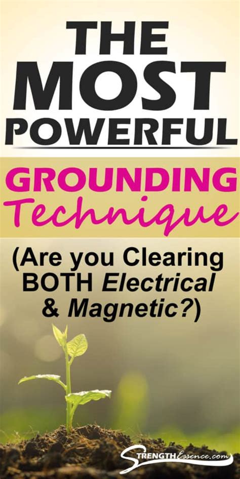 The Most Powerful Grounding Technique Clear Electrical And Magnetic
