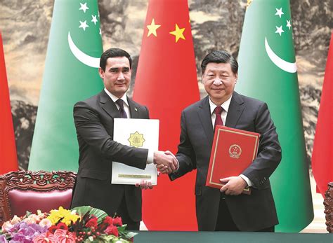 China Turkmenistan Upgrade Ties Chinadaily Cn