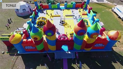 Very Popular The Big Bounce Inflatable Park The Worlds Biggest Bounce
